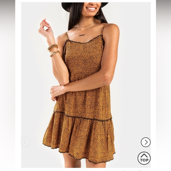 Urban Outfitters Animal Print Mini Dress size Small - Picture 1 of 11